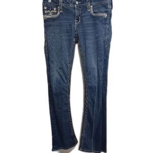 Rock Revival Blue Women's Jeans Size 29 Amanda Easy Bootcut (FLAWED SEE DESCRIP)